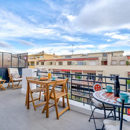 Top Floor Terrace - Dernier Etage Terrasse Cosy Nice Dış mekan fotoğraf