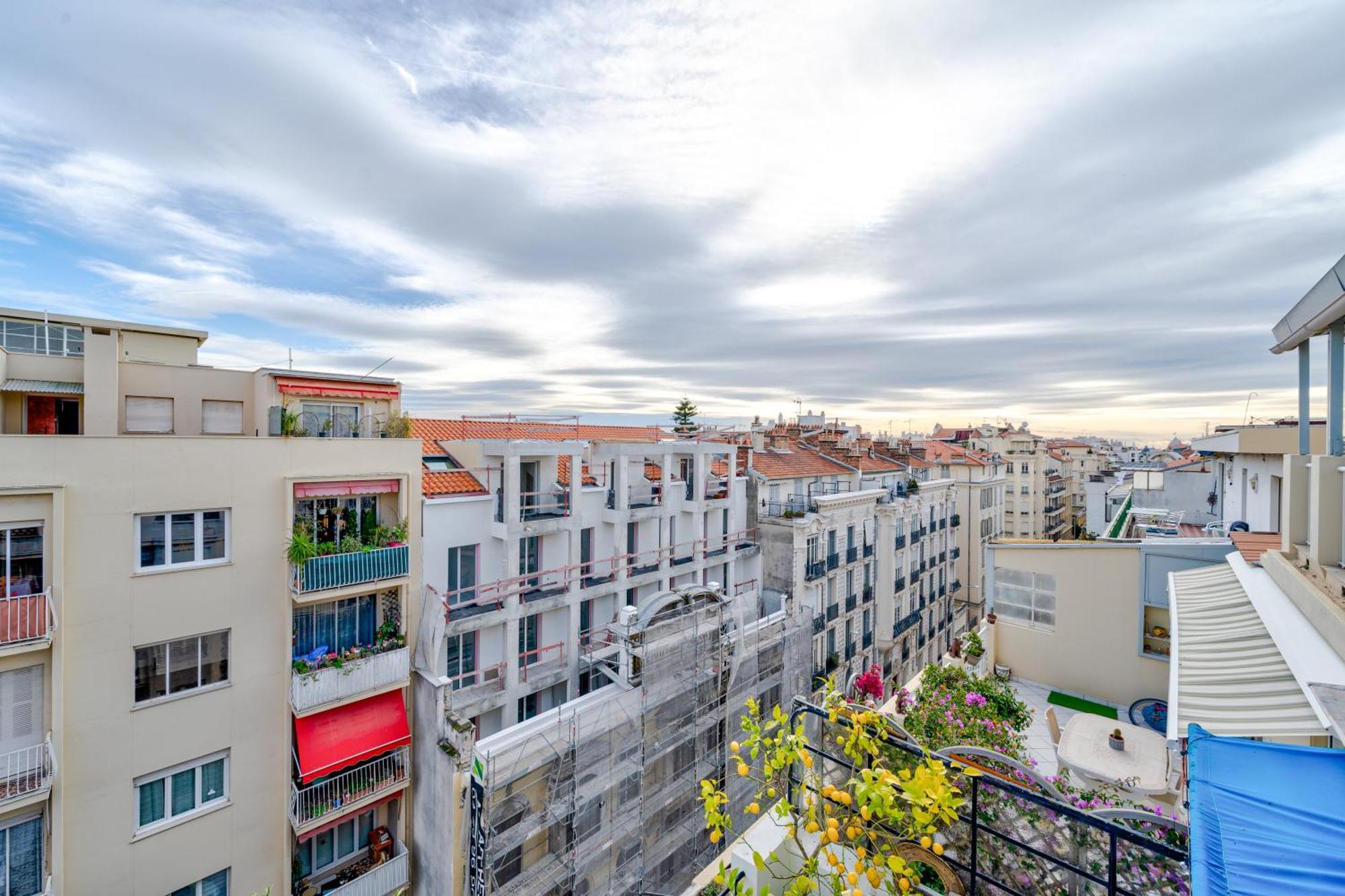 Top Floor Terrace - Dernier Etage Terrasse Cosy Nice Dış mekan fotoğraf